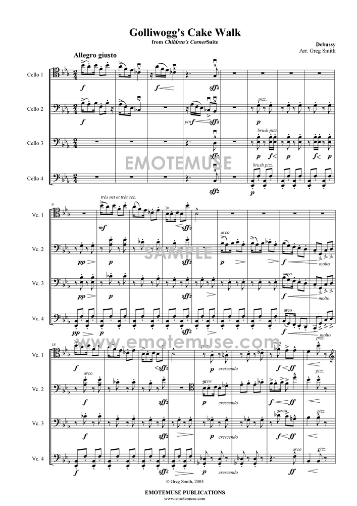 Golliwog's Cakewalk (Debussy) - Sample