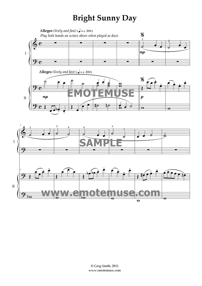 Bright Sunny Day (Greg Smith) - Sample